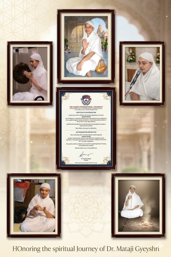 Honoring the spiritual journey of Dr. Mataji Gyeyshri